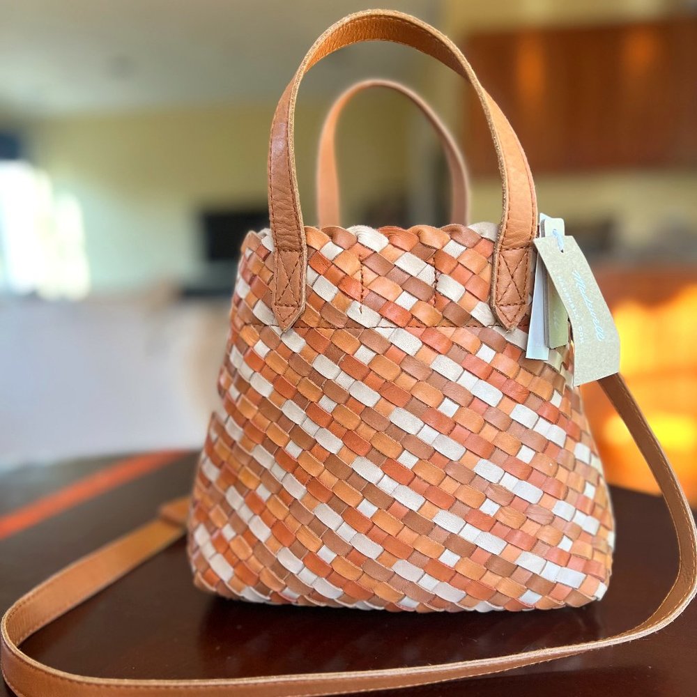Madewell straw handbag New With Tags